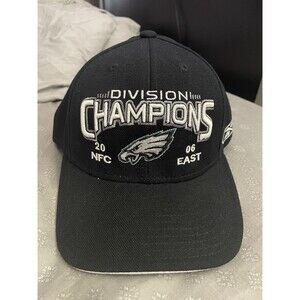 NFL Philadelphia Eagles 2006 Division Champion Hat Cap Reebok Playoffs